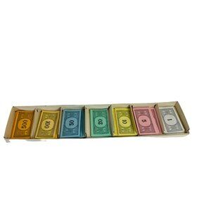 Monopoly Play Paper Money Replacement Set 1973 Family Board Game Parker Brothers